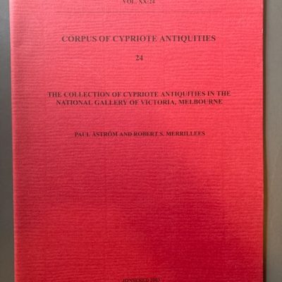 The collection of Cypriote antiquities in the National Gallery of Victoria, Melbourne