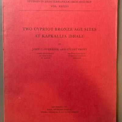 Two Cypriot bronze age sites at Kafkallia