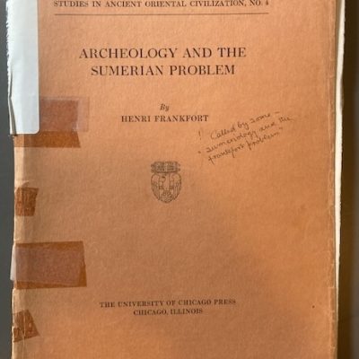 Archeology and the Sumerian problem